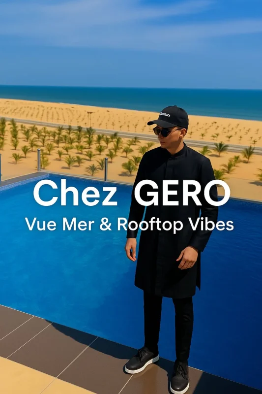 Piscine rooftop — Chez Géro, Fidjrossè Cotonou